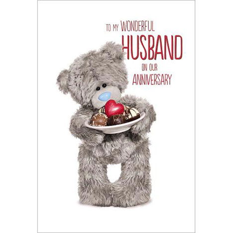 Husband Anniversary Me to You Bear Card £2.49